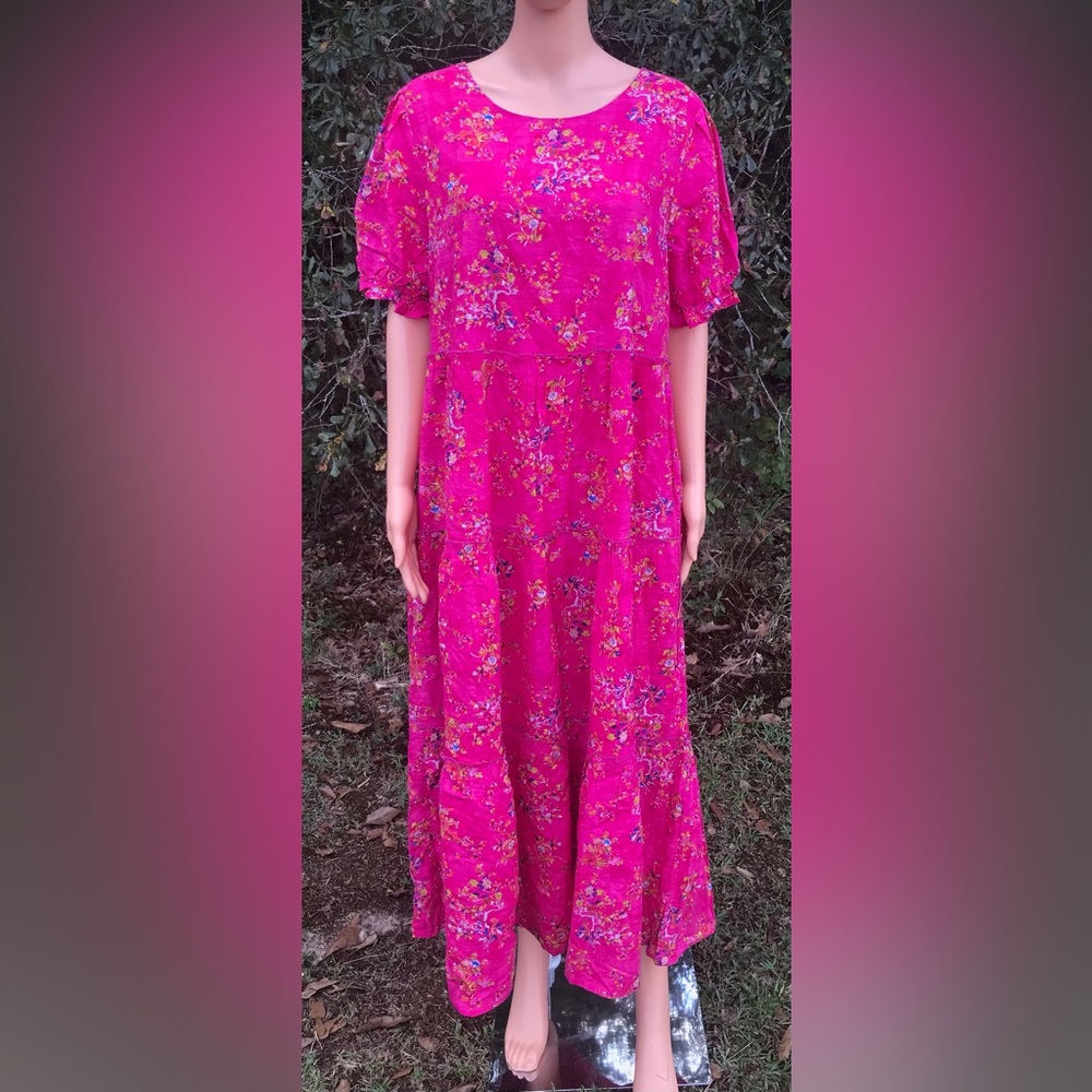NWT YESNO Pink Floral Dress